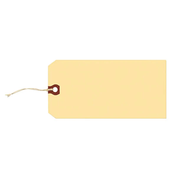 Avery® 12503 3 3/4" x 1 7/8" Strung Manila "G" Shipping Tag - 1,000/Box