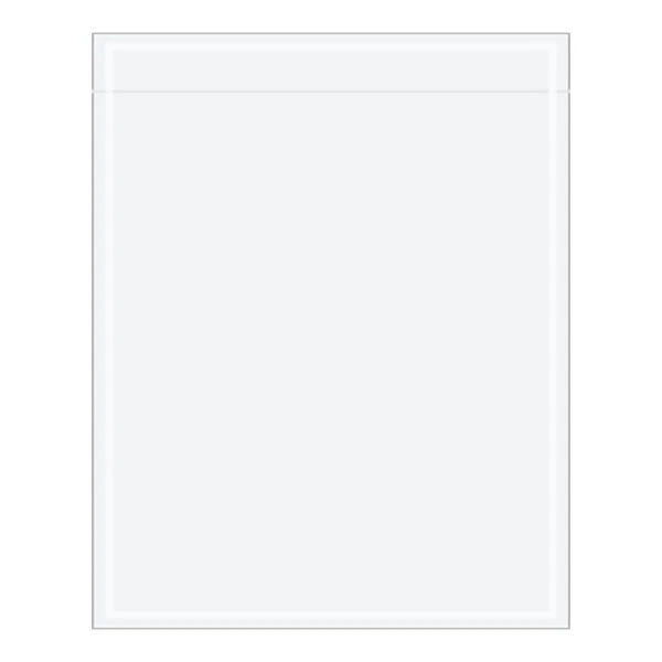 Lavex 12" x 15" 2 Mil Clear Polyethylene Packing List Envelope - 500/Case