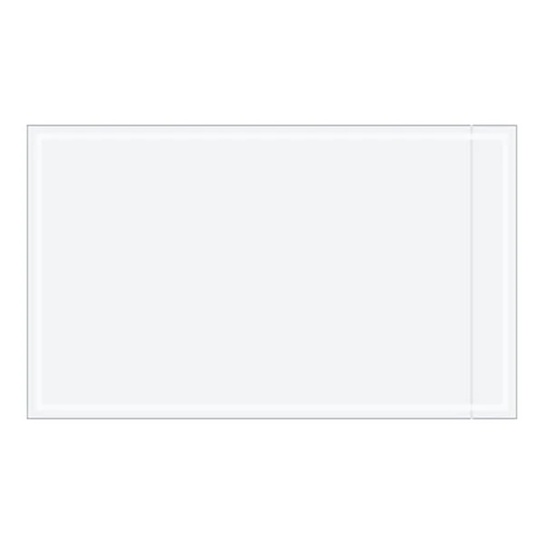 Lavex 4 1/2" x 7 1/2" 2 Mil Clear Polyethylene Packing List Envelope - 1,000/Case