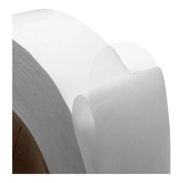 Tach-It WS-1.5 1 1/2" Wafer Seal Roll for L-Clip Label Applicators - 4/Case