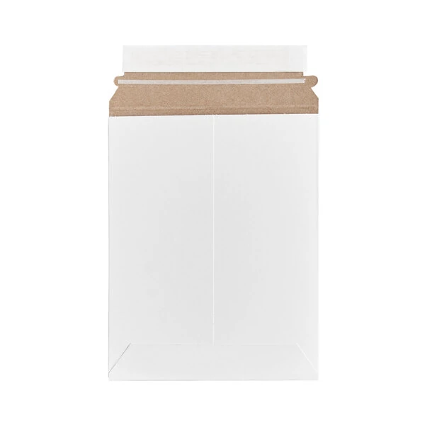 Lavex Stayflats® Customizable White Self-Sealing Rigid Mailer #10 - 7" x 9" - 100/Case