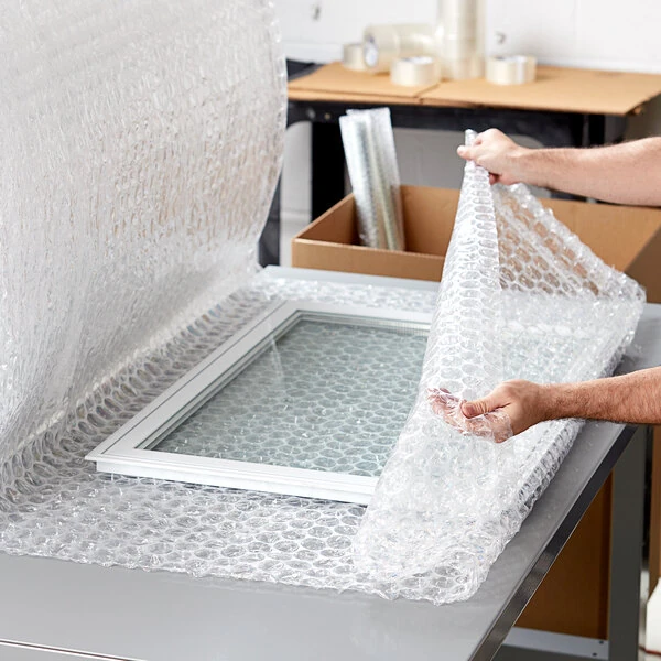 Pregis 48" x 250' Large 1/2" Perforated Bubble Roll