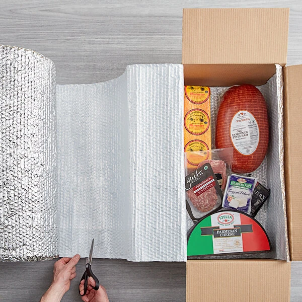 Lavex 24" x 125' Insulated Bubble Packaging Roll