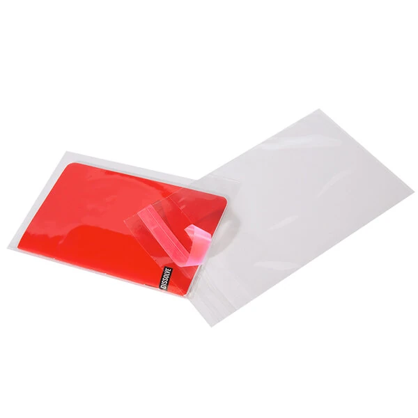Lavex 4 3/8" x 5 3/4" 1.6 Mil Clear Resealable Polypropylene Bag - 1,000/Case