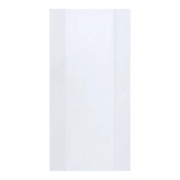 Lavex 14" x 14" x 30" 3 Mil Clear Gusseted Polyethylene Bag - 250/Case