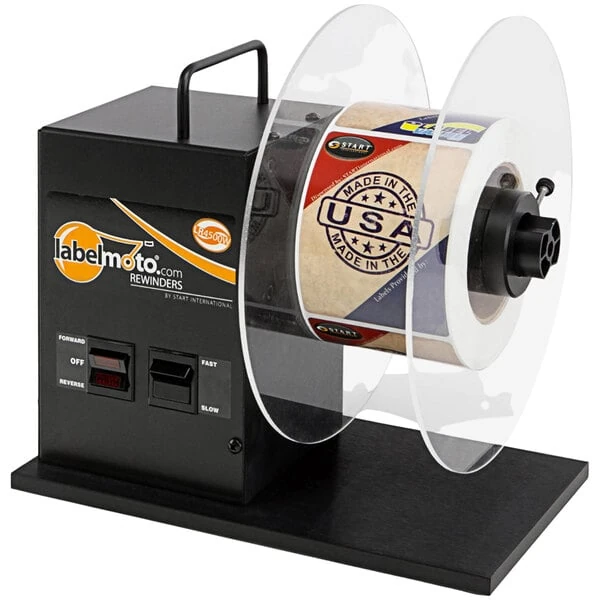 Start International LR4500W Bidirectional Label Rewinder 7"