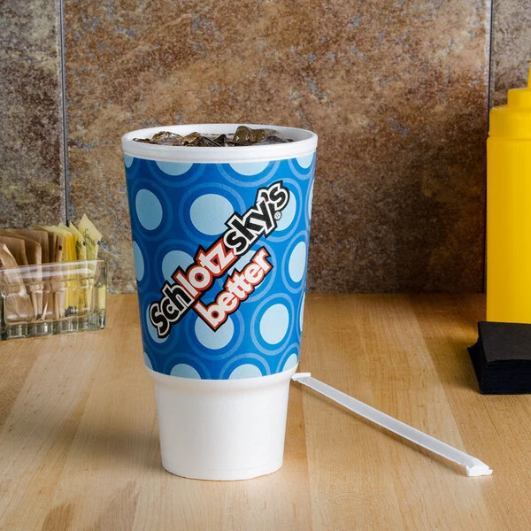 Dart 32AU20 Fusion 32 oz. Customizable Foam Hot Cup - 400/Case