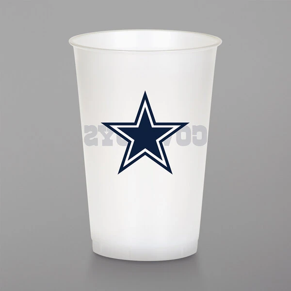 Creative Converting Dallas Cowboys 20 oz. Plastic Cup - 96/Case