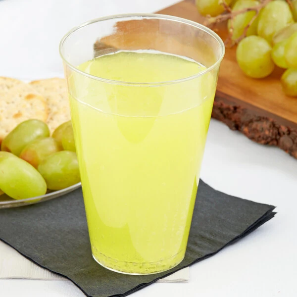 Fineline Savvi Serve 414-CL 14 oz. Tall Clear Hard Plastic Tumbler - 500/Case