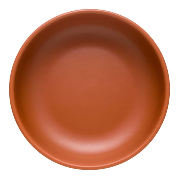 Libbey Driftstone 17 oz. Clay Satin Matte Porcelain Low Bowl - Sample