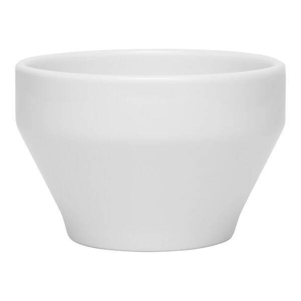 Libbey Ares 8.5 oz. White Porcelain Bouillon Bowl - Sample