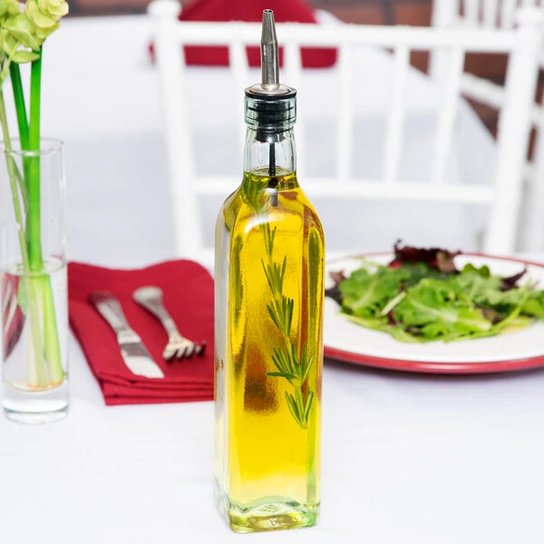 TableCraft 16 oz. Olive Oil Cruet with Pourer - 12/Case
