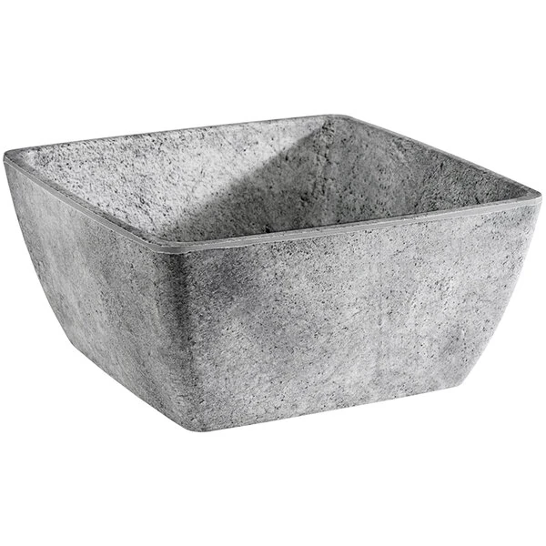 APS Element 128.5 oz. Square Melamine Display Bowl - 4/Case