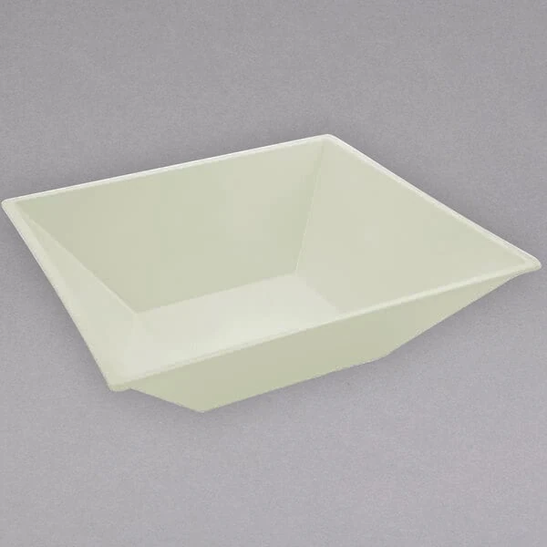 Bon Chef 9510 5 Qt. Ivory Sandstone Finish Cast Aluminum Flared Bowl