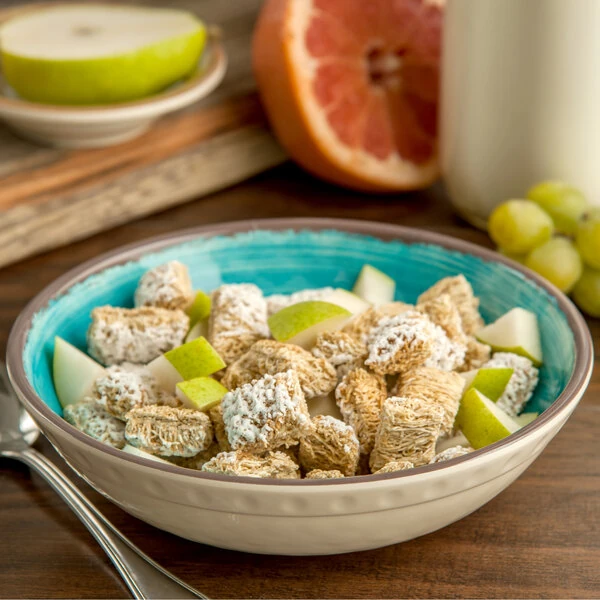 Carlisle 5401915 Mingle 1.11 Qt. Aqua Melamine Cereal Bowl - 12/Case