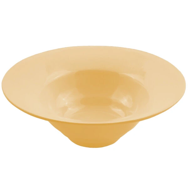 Bon Chef 9172 3 Qt. Ginger Sandstone Finish Cast Aluminum Wide Rim Bowl
