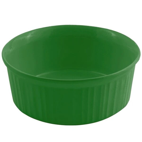 Bon Chef 5054 2.5 Qt. Calypso Green Sandstone Finish Cast Aluminum Casserole Dish