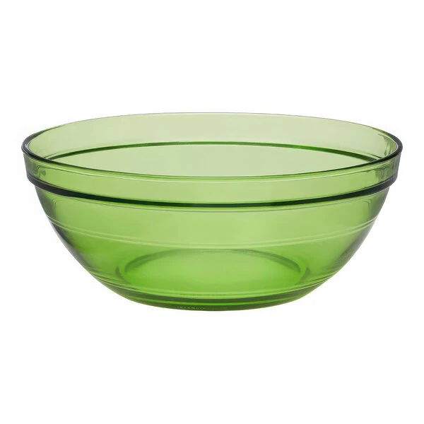 Duralex Gigogne 51.2 oz. Green Glass Bowl - 24/Case