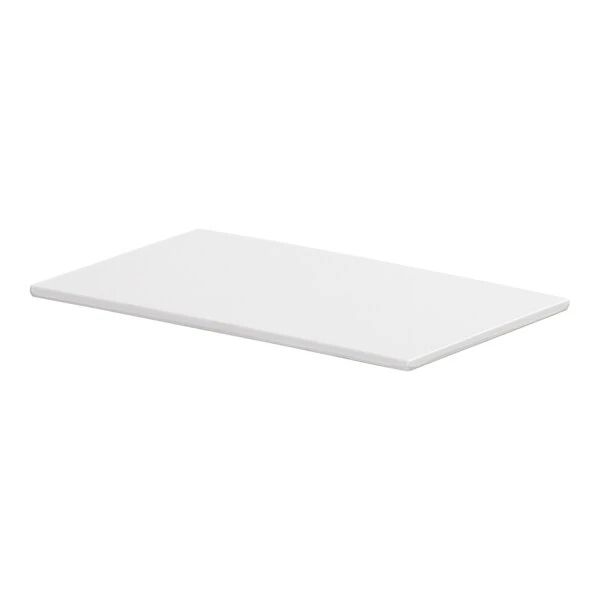 Cal-Mil 10 1/2" x 6 1/2" White Rectangular Melamine Tray - 6/Case