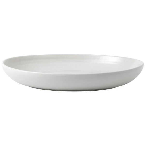 Dudson EP267 Evo 38.75 oz. Matte Pearl Deep Oval Stoneware Bowl by Arc Cardinal - 12/Case
