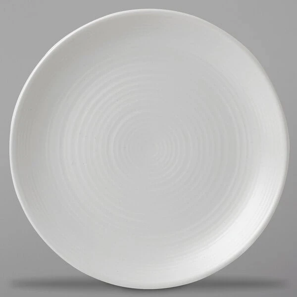 Dudson EP295 Evo 11 5/8" Matte Pearl Coupe Round Stoneware Plate by Arc Cardinal - 12/Case