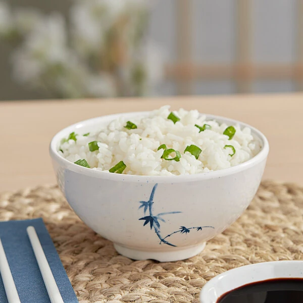 Acopa Biru 10 oz. Round Melamine Bowl - 12/Case