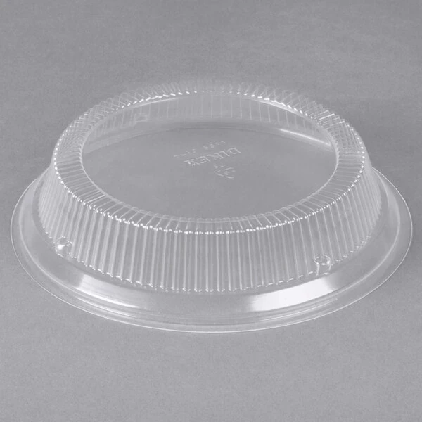 Dinex DX11890174 Classic Clear Disposable Tulip Bowl Dome Lid - 1,000/Case
