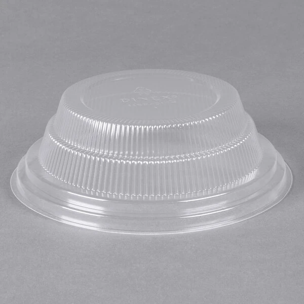 Dinex DX11880174 Classic Clear Disposable Lid for Dinex China Bread Plates & Fruit Bowls - 500/Case