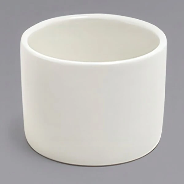 Front of the House Catalyst 2 oz. Cream Round Porcelain Ramekin - 12/Case