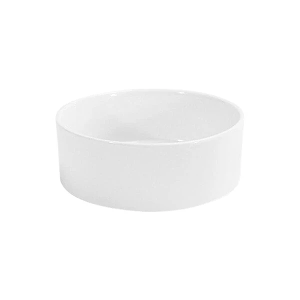 Front of the House Soho 16 oz. Bright White Round Porcelain Bowl - 12/Case