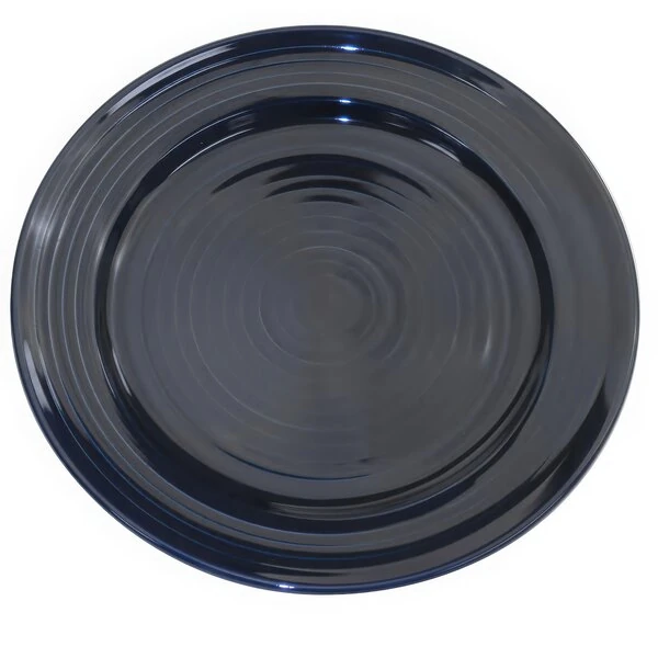CAC TG-21-CBU Tango 12" Cobalt Blue Round Plate - 12/Case