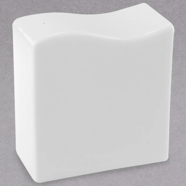 Villeroy & Boch 10-2525-3480 NewWave 2 3/4" x 1 5/8" White Premium Porcelain Pepper Shaker - 2/Case