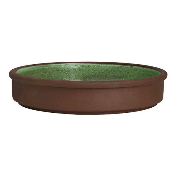 Maham Studio Spice from Steelite International 6" Round Cardamom Stoneware Stackable Deep Tray - 12/Case