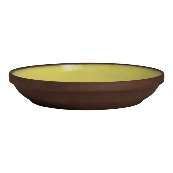 Maham Studio Spice from Steelite International 6 3/8" Round Saffron Stoneware Deep Plate - 12/Case