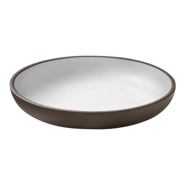 Playground ReNew 10 1/4" White Eco-Gres Deep Coupe Plate - 6/Case
