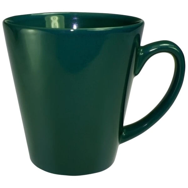 International Tableware Cancun 12 oz. Green Stoneware Funnel Cup - 36/Case