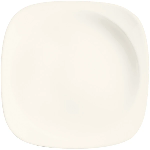 RAK Porcelain Ska 10 5/8" Ivory Square Porcelain Deep Plate - 12/Case