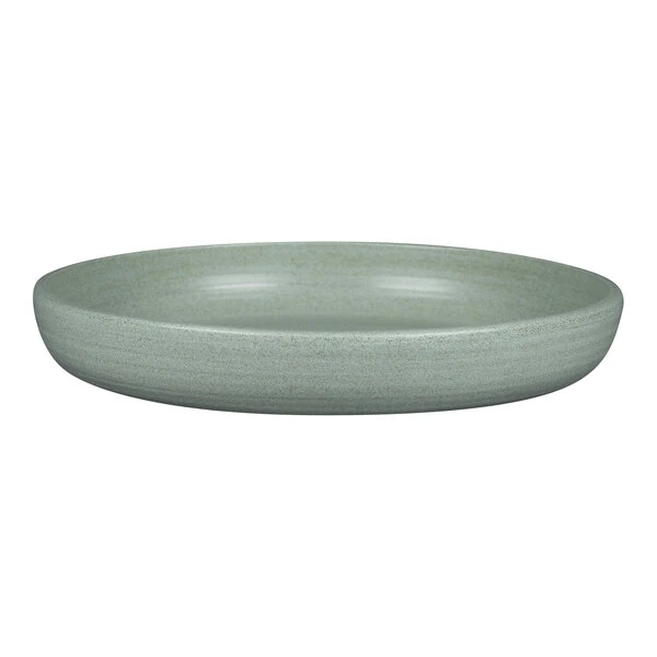 RAK Porcelain Rakstone Selva 10 3/16" Aqua Green Porcelain Deep Plate - 2/Case