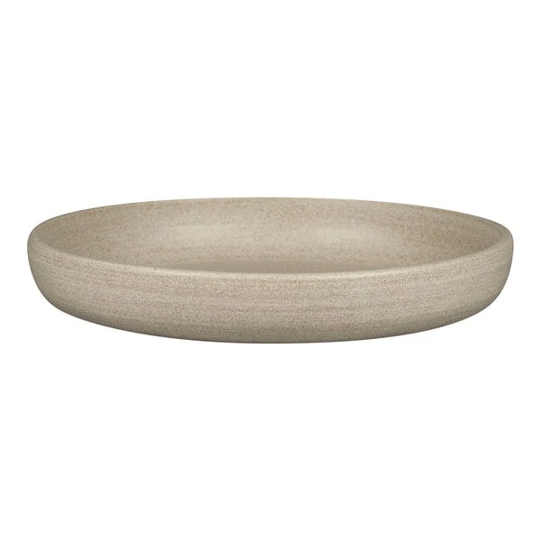 RAK Porcelain Rakstone Selva 10 3/16" Gray Porcelain Deep Plate - 2/Case