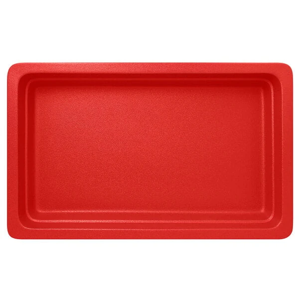 RAK Porcelain Neo Fusion 20 13/16" x 12 13/16" Ember Red Porcelain Gastronorm Pan