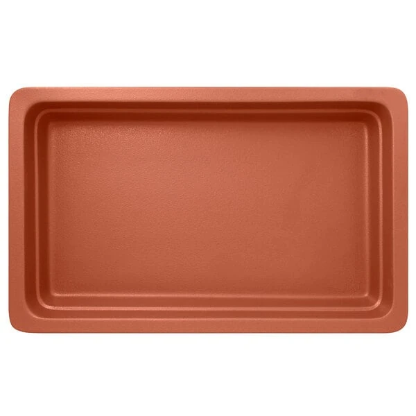 RAK Porcelain Neo Fusion 20 13/16" x 12 13/16" Terra Brown Porcelain Gastronorm Pan