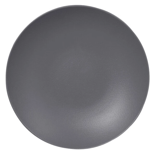 RAK Porcelain Neo Fusion 11 13/16" Stone Gray Porcelain Deep Coupe Plate / Bowl - 6/Case