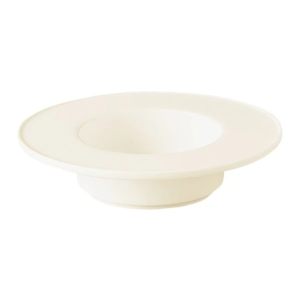RAK Porcelain Nordic 5 1/2" Warm White Porcelain Saucer - 6/Case