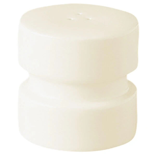RAK Porcelain Nordic Warm White Porcelain Salt Shaker - 12/Case