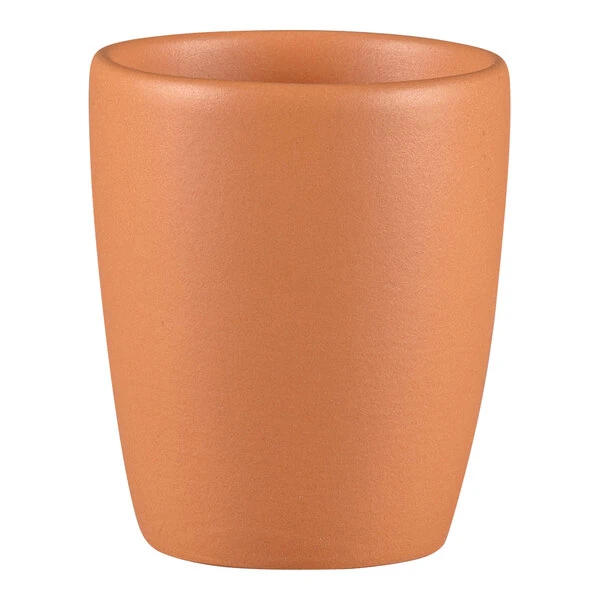 RAK Porcelain Baantna 3 oz. Terra Cotta Handleless Porcelain Espresso Cup - 12/Case