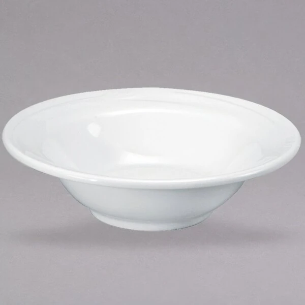 Oneida Espree by 1880 Hospitality F1040000720 11.5 oz. Cream White China Grapefruit Bowl - 36/Case