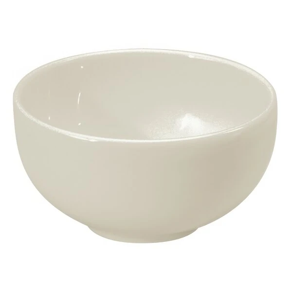 Oneida Classic by 1880 Hospitality F1000000701 9 oz. Cream White Victorian Porcelain Bouillon Cup - 36/Case