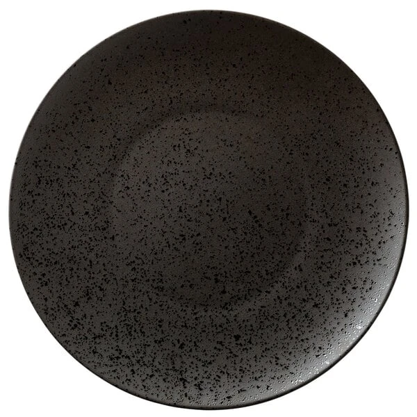 Luzerne Lava by Oneida 1880 Hospitality L6500000117C 6 5/16" Porcelain Plate - 48/Case