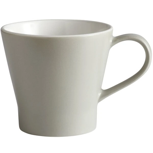 Libbey ENG-12-C Englewood 10.75 oz. Matte Mint Cream Porcelain Mug - 36/Case