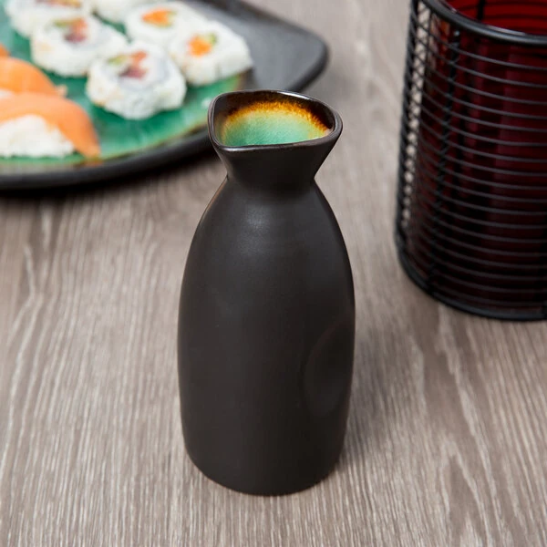 Libbey BF-9 Hakone 9 oz. Stoneware Sake Bottle - 12/Case